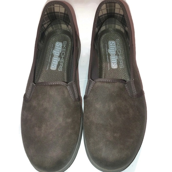 Skechers  Womens SLIP- INS HANDS FREE ON THE GO FLEX WALKING SHOE TAUPE SIZE 8 - Picture 1 of 7